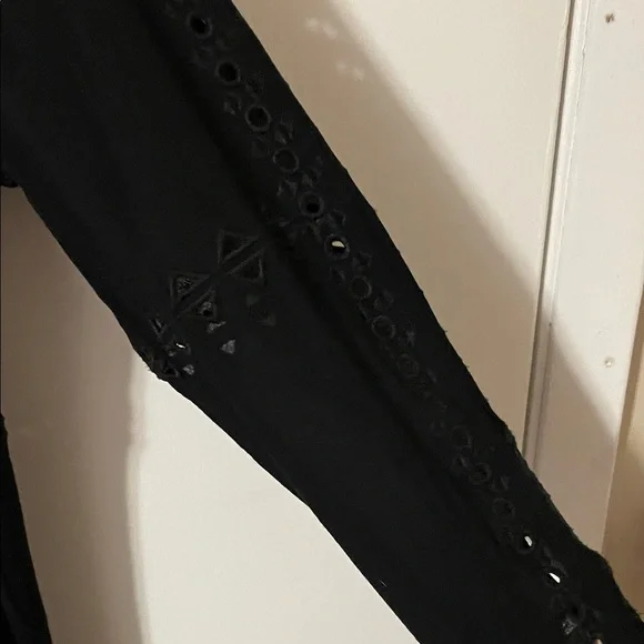 Wilfred Black 3/4 Length Sleeve Eyelet Dress Size XXS - Picture 8 of 12